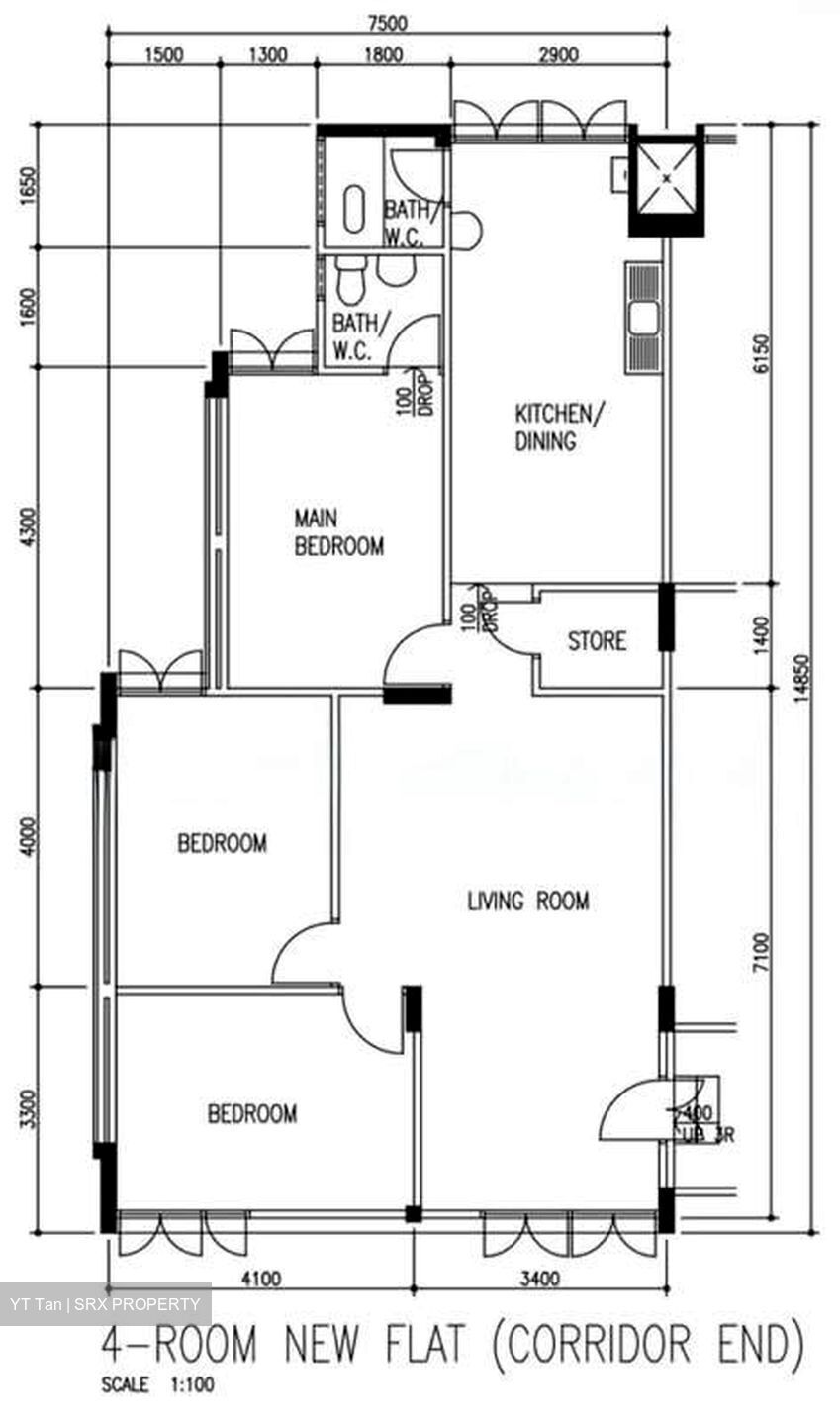 Blk 463 Hong Kah Ville (Jurong West), HDB 4 Rooms #574255871